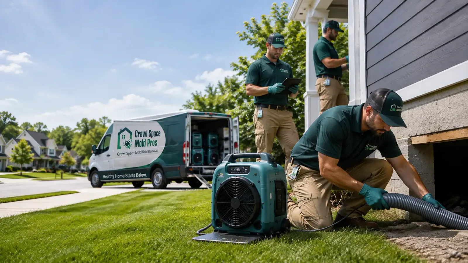 Crawl Space Mold Removal in Washington